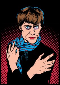 Kim Fowley illustration (c) Gonzalo Facio